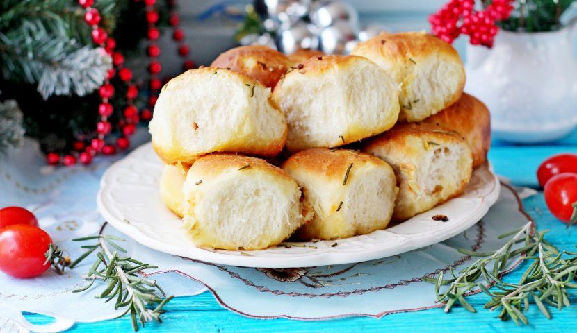 Булочки с моцареллой