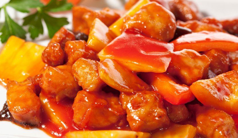 Курица по китайски с овощами
