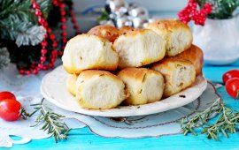 Булочки с моцареллой